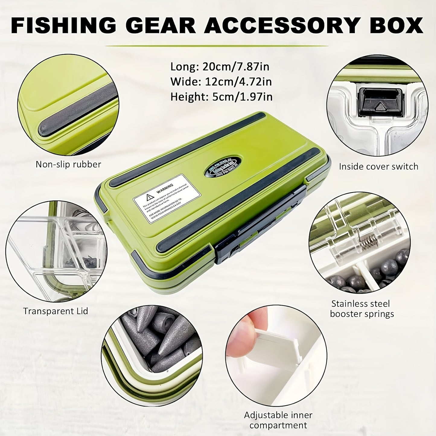 306pcs Ultimate Fishing Gear Kit - Fishing Lure Accessories Including Hooks, Sinkers, Rubber Bobber, Jigs, Beads, Swivels, Snaps, Tackle Box