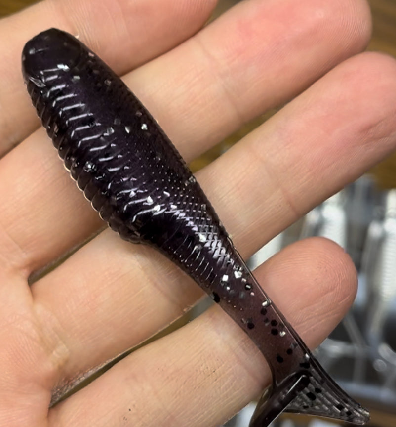 3.2” Slouch Paddle Tail Swimbaits (10pcs) | Bass Pike Walleye Fishing