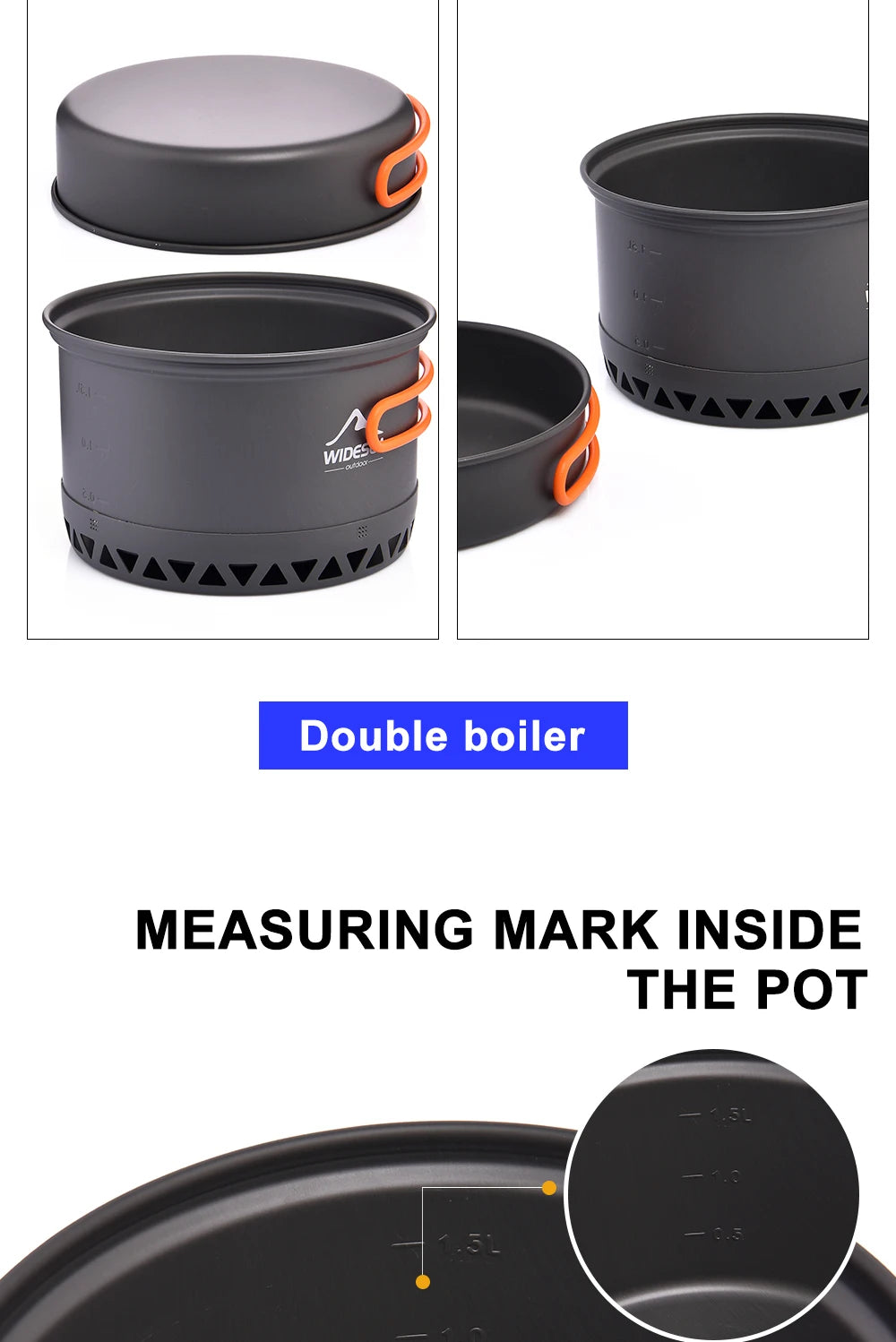 Widesea Camping Cookware Outdoor Cooking Set