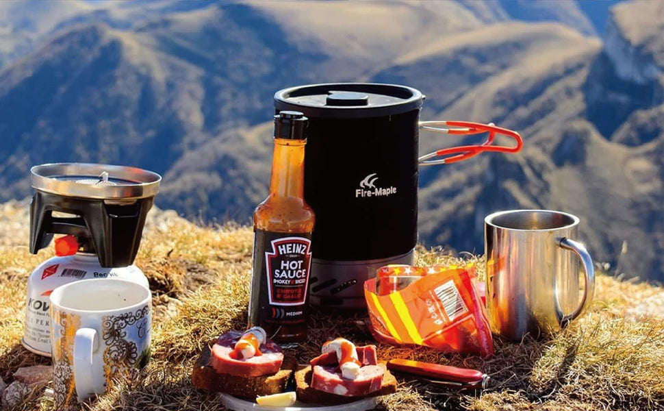Fire Maple Star X1 Camping Stoves Outdoor Hiking Cooking System With Stove Heat Exchanger Pot Bowl Portable Gas Burners FMS-X1