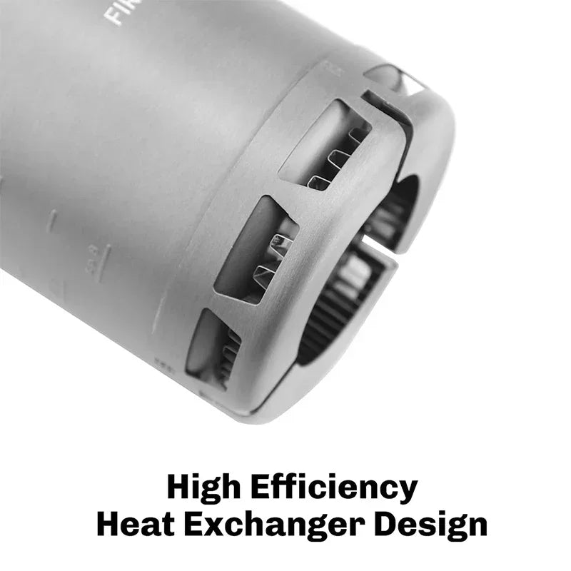 Fire-Maple Camping Supplies Heat Exchanger Pot 600ml Outdoor Travel Picnic Cookware Pot High Efficiency Portable G3 Petrel