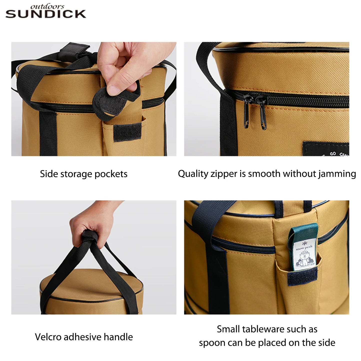 Camping Tableware Storage Bag 9/14L
