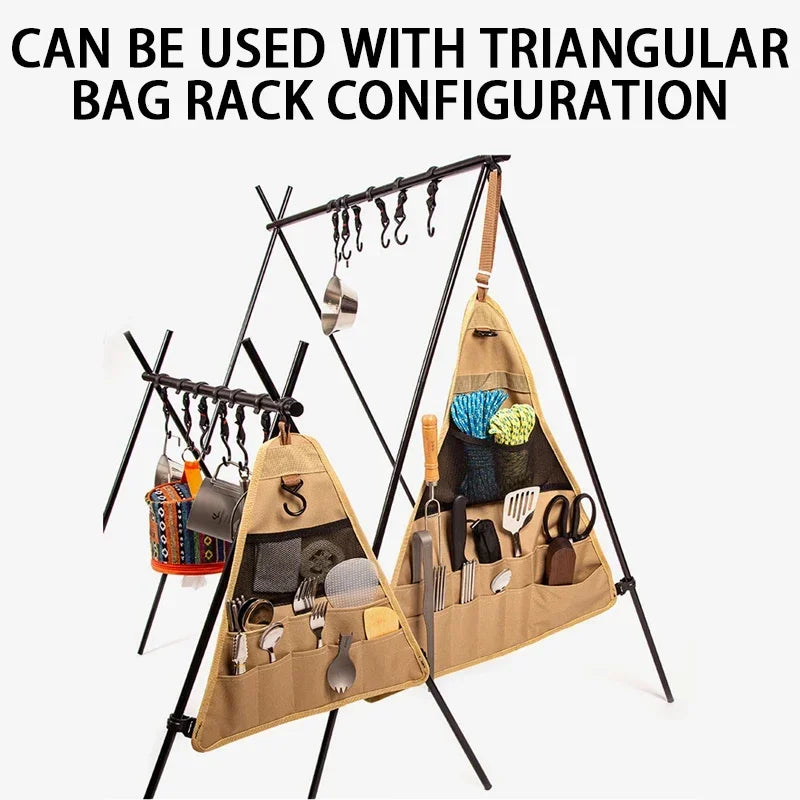 Camping Hanging Rack Folding Tripod