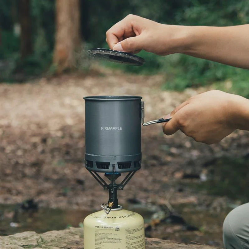 Fire-Maple Camping Supplies Heat Exchanger Pot 600ml Outdoor Travel Picnic Cookware Pot High Efficiency Portable G3 Petrel