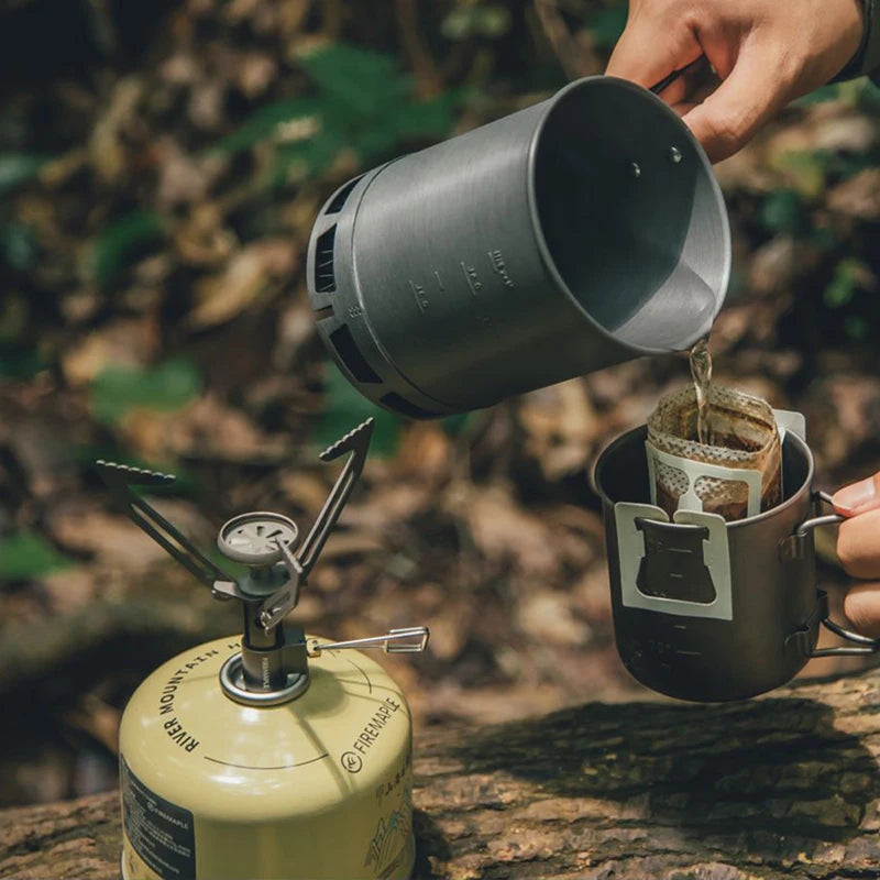 Fire-Maple Camping Supplies Heat Exchanger Pot 600ml Outdoor Travel Picnic Cookware Pot High Efficiency Portable G3 Petrel