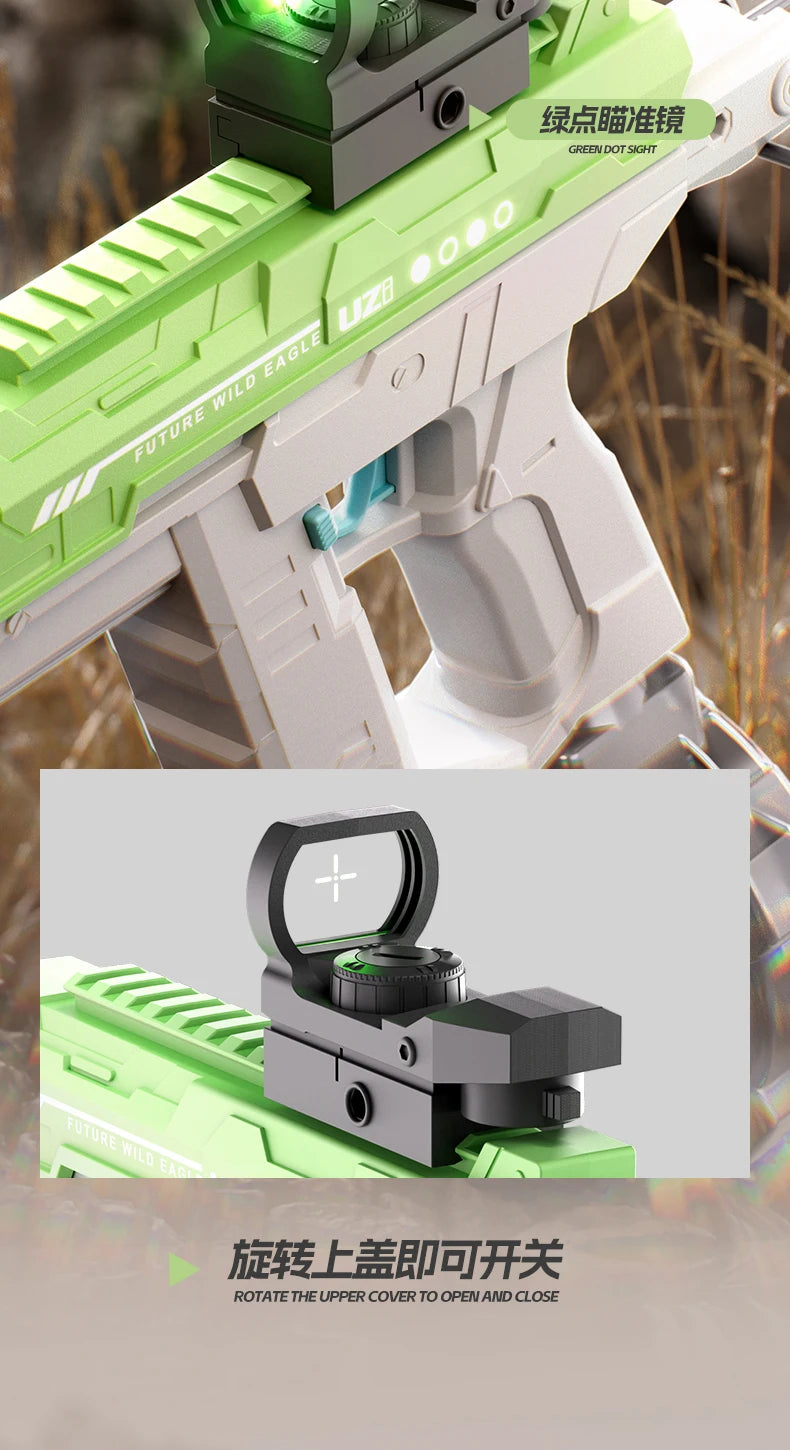 Lithium Ion Powered Automatic Squirt Gun Water Pistol