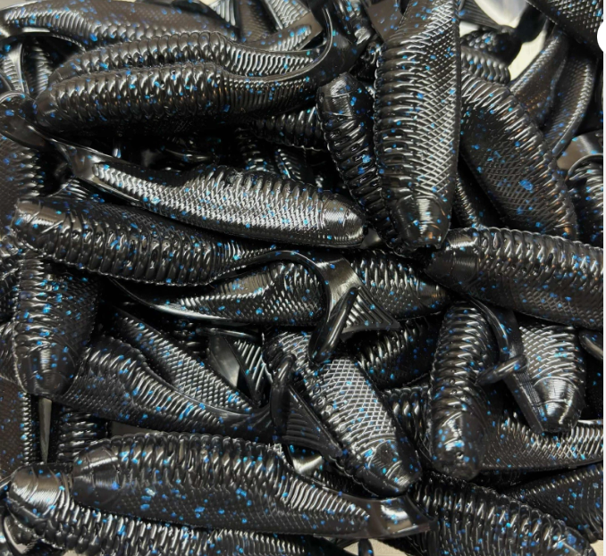 3.2” Slouch Paddle Tail Swimbaits (10pcs) | Bass Pike Walleye Fishing
