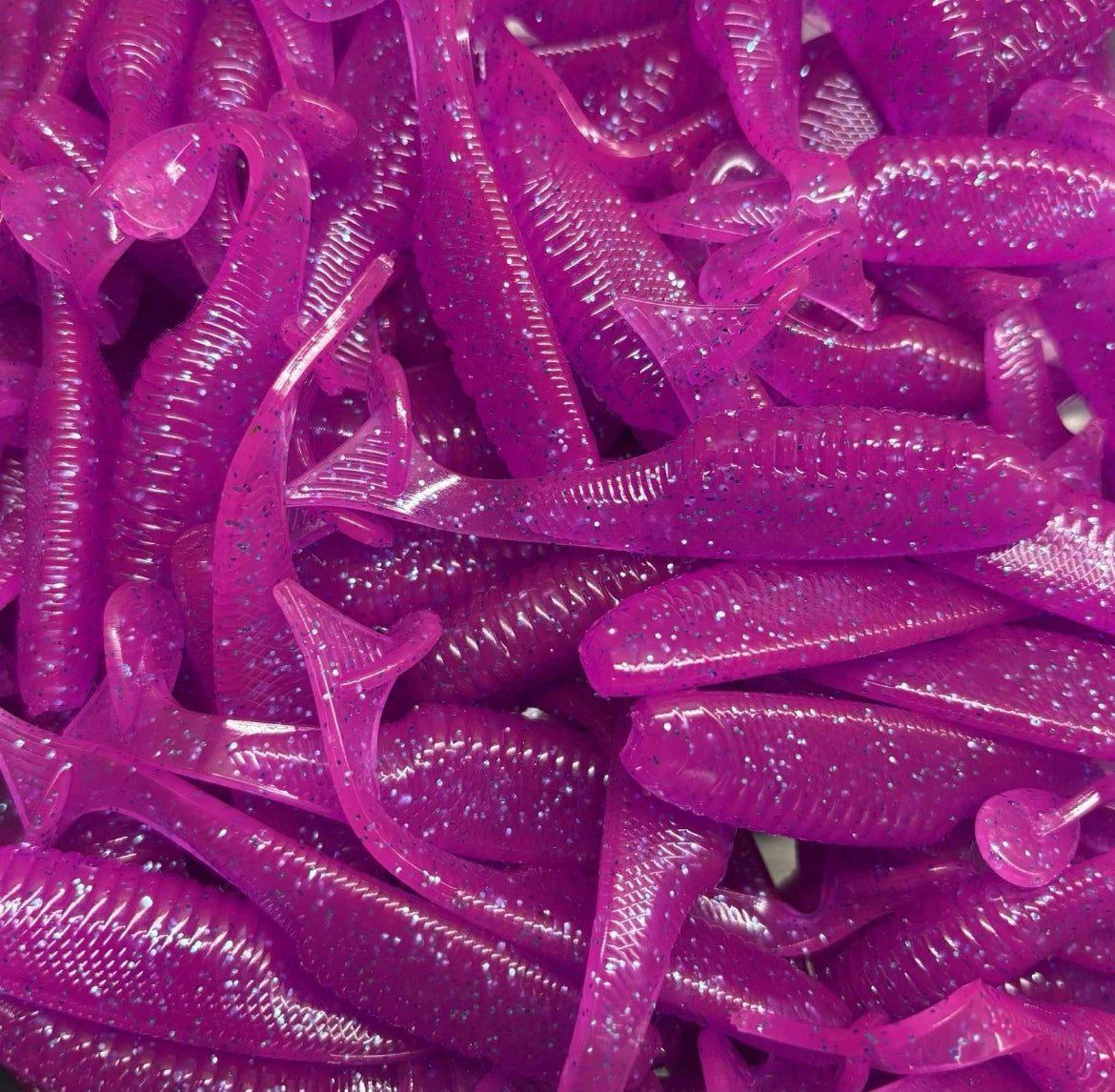 3.2”  Slouch Paddle Tail Swimbaits (10pcs) | Bass Pike Walleye Fishing