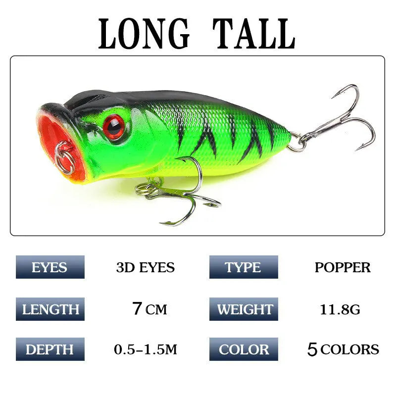 Topwater Popper Fishing Lure