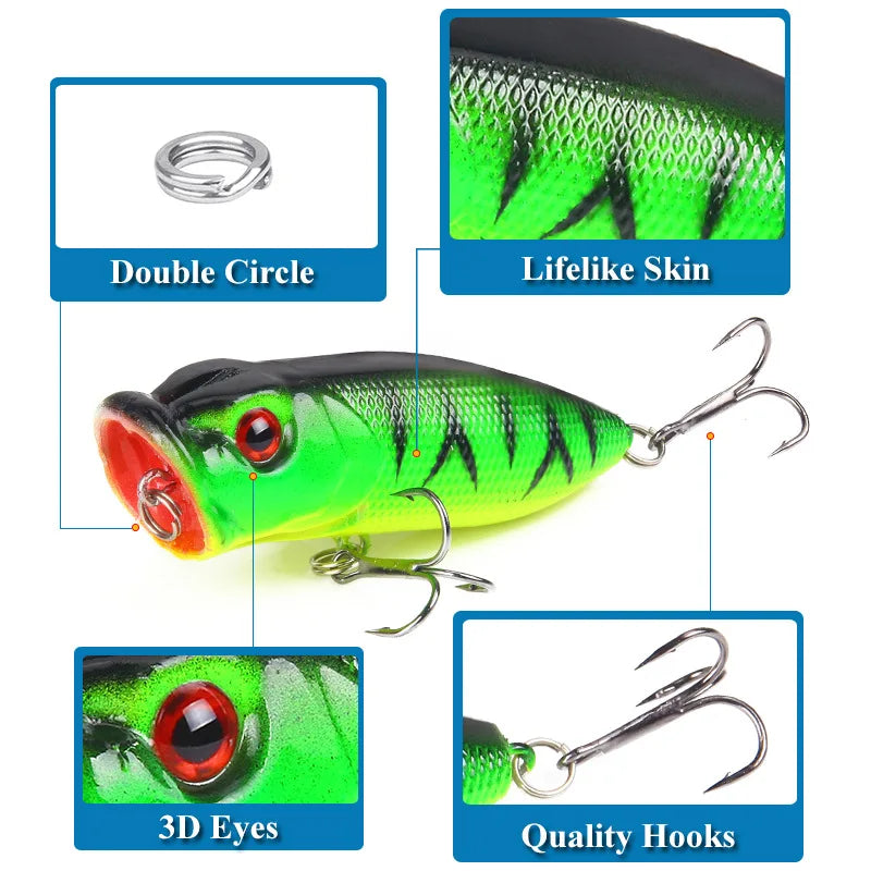 Topwater Popper Fishing Lure