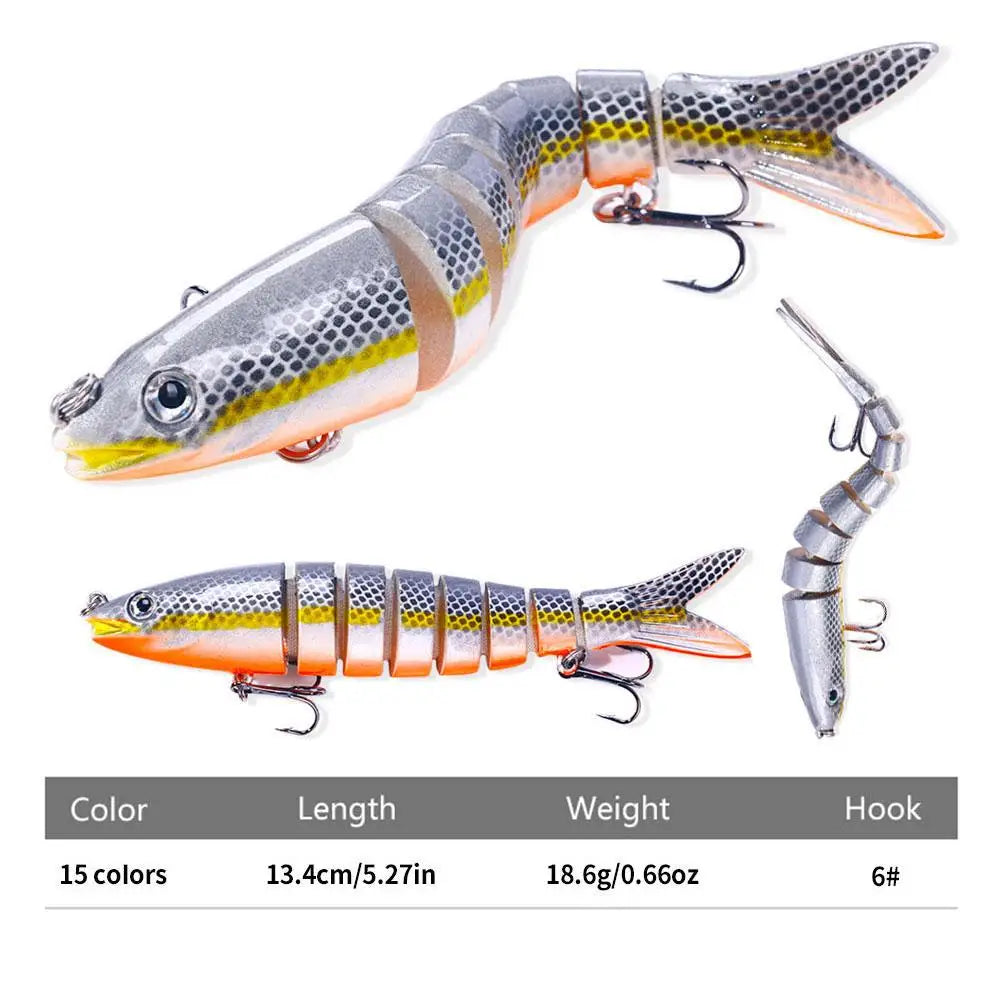 Multi-jointed Shiner Style Swimbait