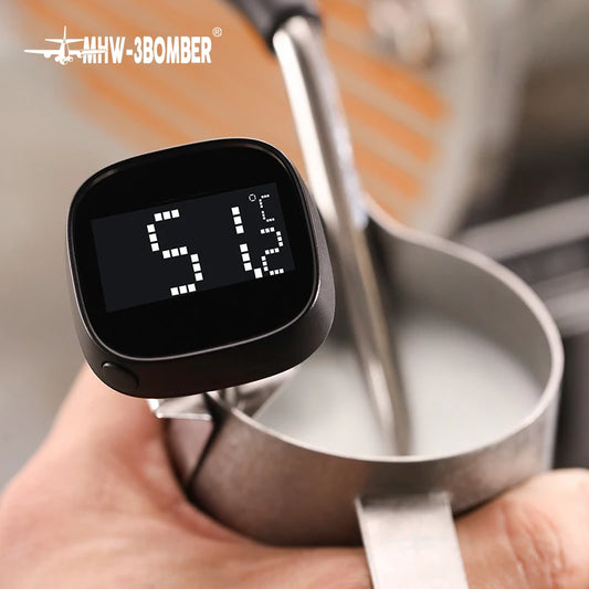 Instant Read Digital Thermometer Coffee Pot Food Thermometers for Cooking BBQ Camping Barista Kitchen Accessories