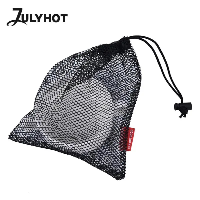 Durable Nylon Mesh Drawstring Bag Multi Purpose Outdoor Travel Stuff Sack Storage Bag Camping Bottle Pot Pan Carrier Pouch