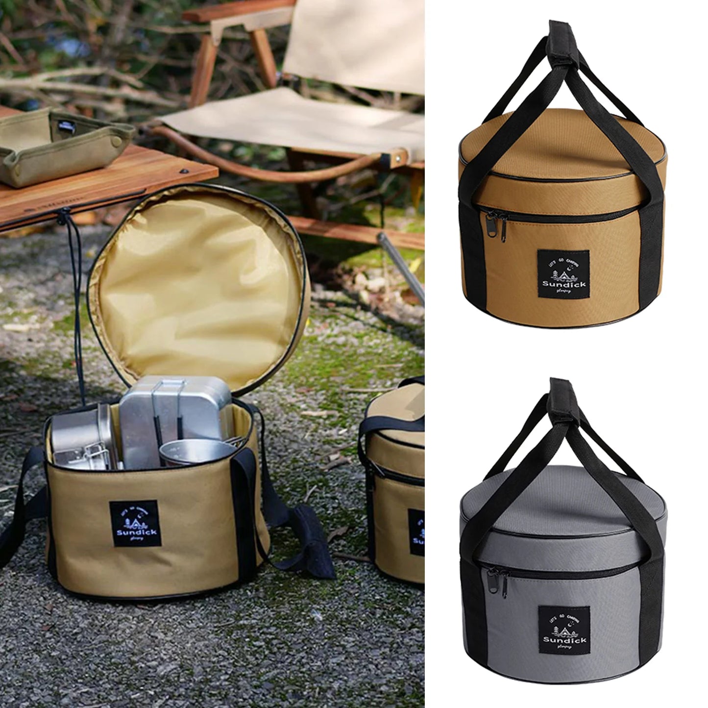 Camping Tableware Storage Bag 9/14L